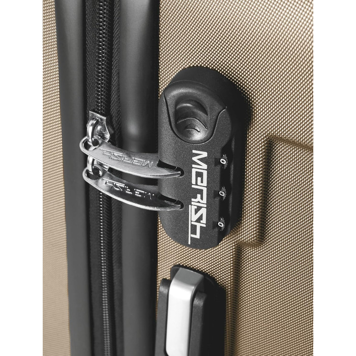 Набір валіз MERISH 3шт. з жорстким корпусом та подвійними колесами (9 кольорів)