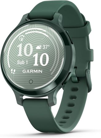 Розумний годинник Garmin Lily 2 Active 38mm Bone & Lunargold (Jaspisgrün) - моніторинг здоров'я, GPS, Garmin Pay