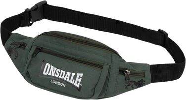 Поясна сумка Lonsdale Hip (Оливковий/Чорний/Білий)