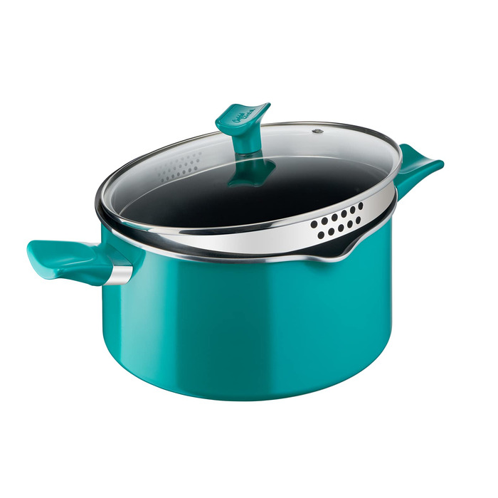 Каструля Tefal Chefclub Brat 24 см з антипригарним покриттям Titanium, індукційна, з термоіндикатором