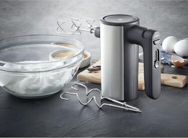WMF Kult X Edition Hand Mixer - 400W, 5-Speed, Turbofunction, Cromargan Matte Black