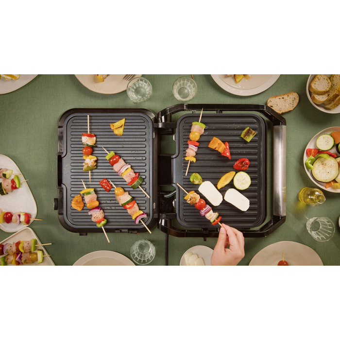 Електричний гриль 3в1 Tefal SuperGrill GC510DE0: сендвічниця та гриль, 2000 Вт