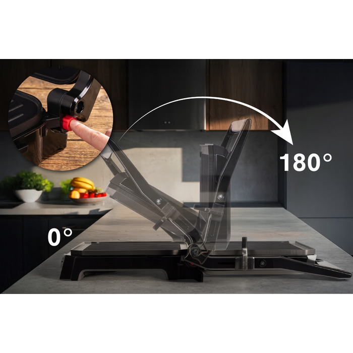 Електричний гриль-тостер розкладний Eldom GK200, 2000 Вт