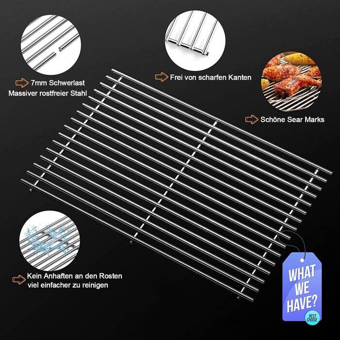 Решітка для гриля Weber Spirit I & II 200 210 220 310 320 (7637) - чавун, замінна частина