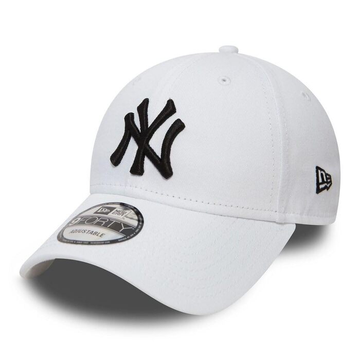 Кепка New Era 9Forty MLB для дітей (Янкіз, біла, регульована, 4 роки)