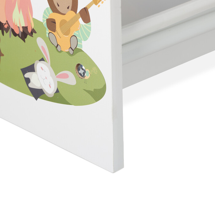 Relaxdays Children's Shelving Unit with 9 Boxes and Motif