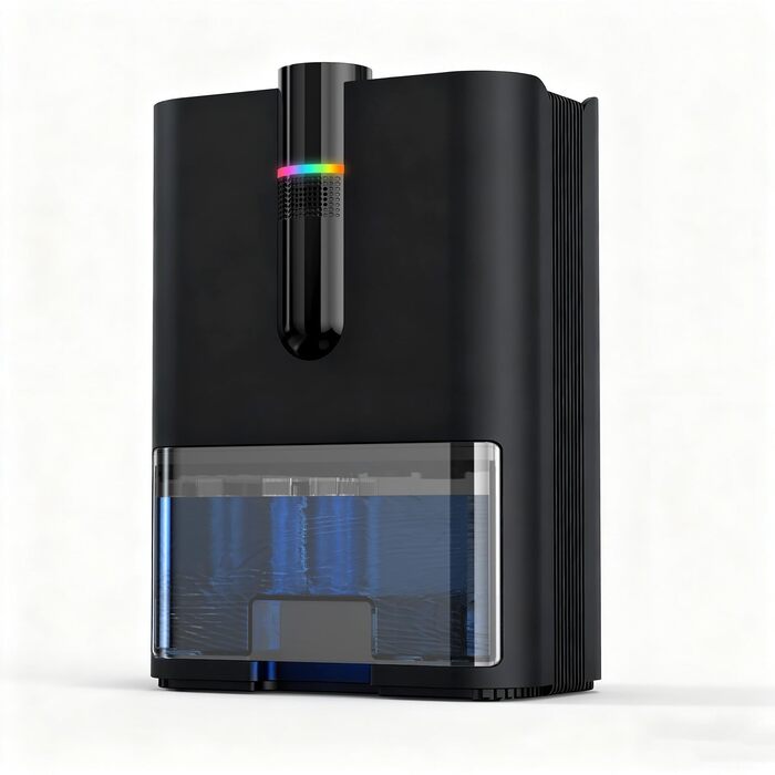 Електричний осушувач повітря для дому, 80м², 2500 мл, автоматичне відтанення, режим сну, захист від вологи та плісняви, для ванної кімнати/спальні, чорний