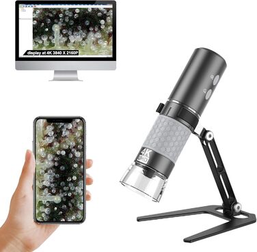 Цифрова мікроскоп-камера Ninyoon 1080P USB для iPhone, iPad, Android, PC, 50-1000x, з підсвічуванням, для монет, рослин, паяння, шкіри, скальпу