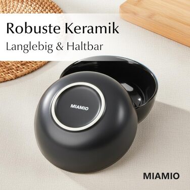 Набір мисок Miamio Le Papillon, 6 шт по 600 мл: для смузі, салатів, супів | 600 мл
