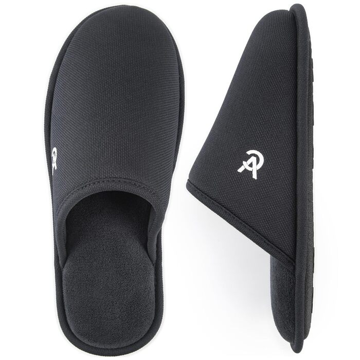 Чоловічі тапочки VeraCosy з пам'яттю піни, неслизькі, з маїсового трикотажу (40/41 EU, вугільно-сірий)