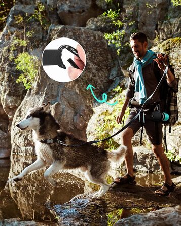 Складана пляшка для води для собак Lesotc, 1000 мл, блакитний колір (для прогулянок, подорожей, кемпінгу)