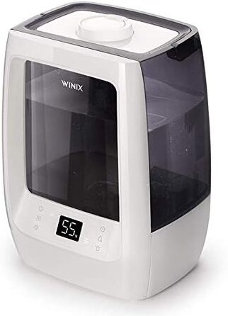 Ультразвуковий зволожувач повітря Winix L500 - 400 мл, до 50 м², 7.5 л резервуар, холодний/теплий пар, аромадифузор, автоматичний режим з гідростатом, капсули для демінералізації