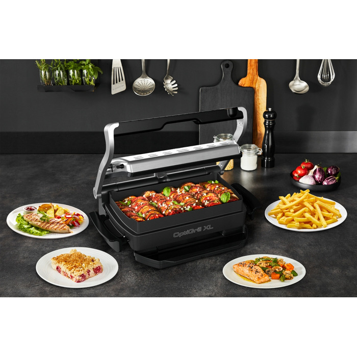 Електричний контактний гриль Tefal Optigrill+ XL GC724D12, 2000 Вт
