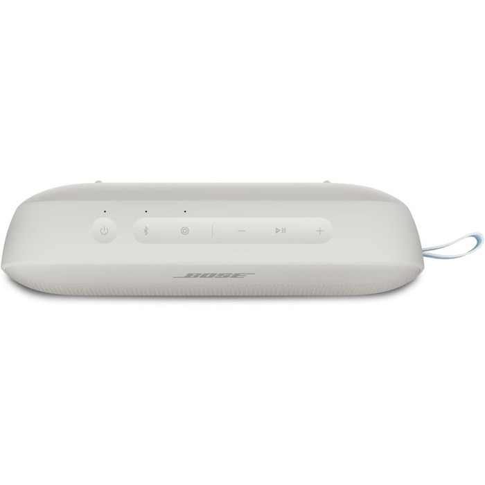Bose SoundLink Flex 2: Водонепроникна Bluetooth колонка для подорожей, 12 год роботи, мікрофон (Небесно-сірий)
