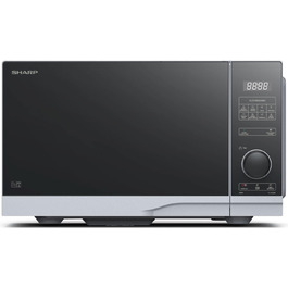 Мікрохвильова піч SHARP PS254AES, 900W, срібна, 10 рівнів потужності, функція розморожування