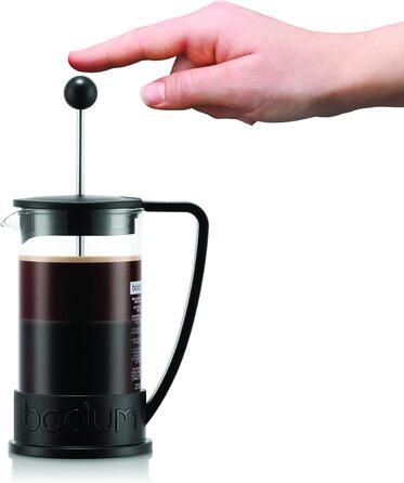 Френч-прес BODUM JAVA, 8 чашок, 1.0 л, чорний, з термостійкого пластику