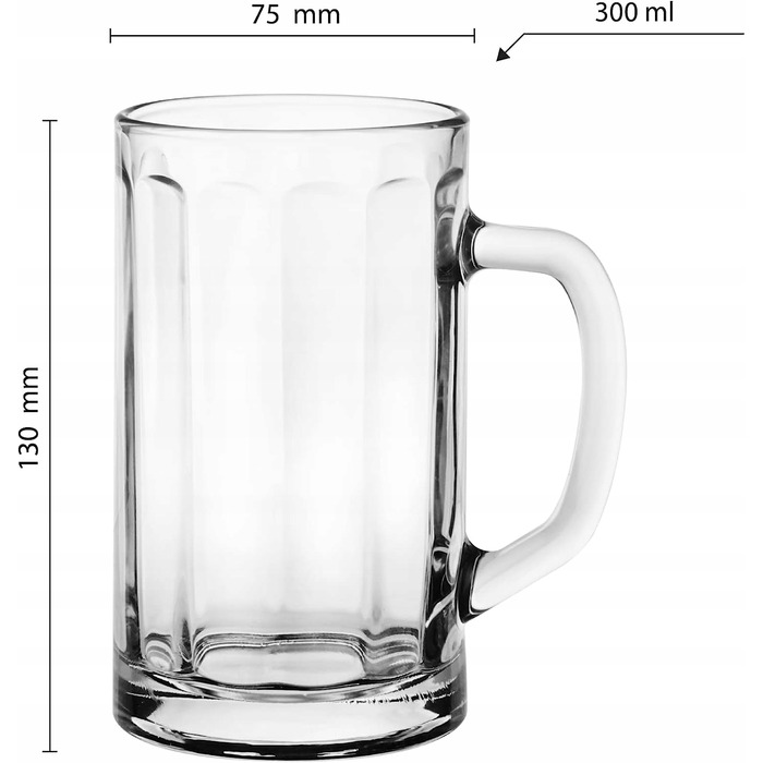 Бокали для пива Glasmark, 500 мл, 6 шт.