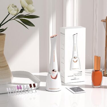 Електричний фрезер для нігтів TOUCHBeauty 5-в-1 AG-1335C (Золотий) з LED/UV сушкою та підставкою