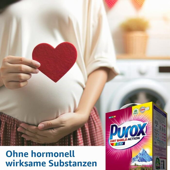 Пральний порошок PUROX для всіх видів тканин (Color), 5 кг, 71 прання