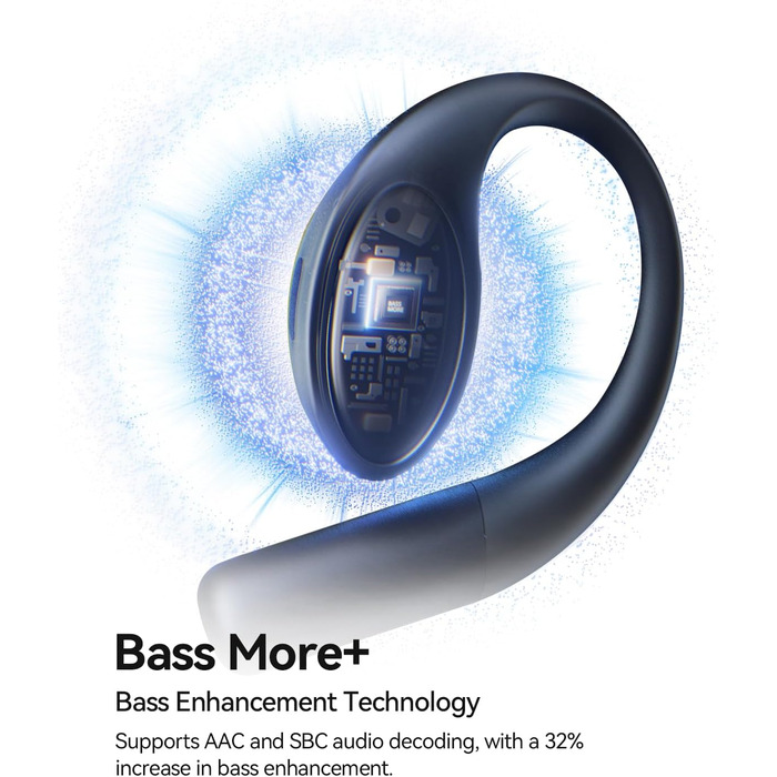 1MORE S51 навушники відкритого типу, ультралегкі, Bluetooth, 40 годин, IPX5, Bass More+ технологія