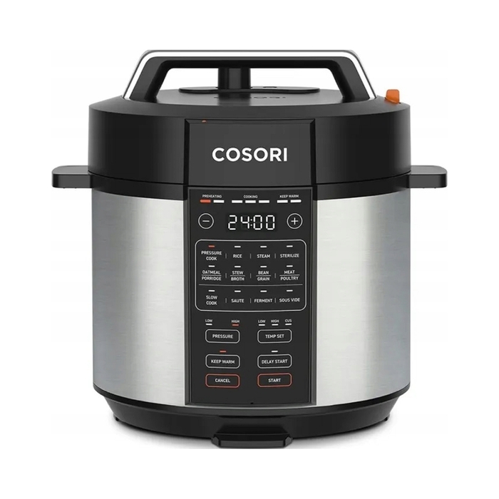 Мультиварка Cosori 5,7 л, срібляста, 1100 Вт, 13 програм