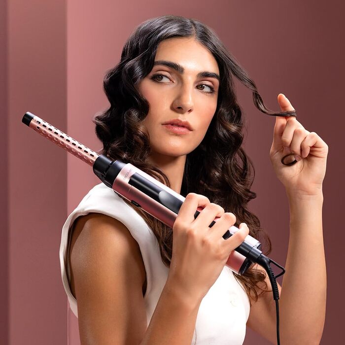 Cecotec AirBrush Gyro Elite: Ротаційна щітка-фен з керамічним покриттям 5в1. 1100W, іонізація, 5 насадок, двостороння ротація, холодна насадка, 3 температурні режими