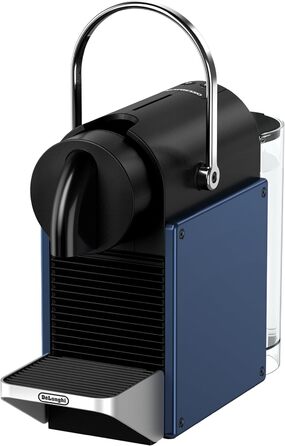 Кавомашина капсульна Nespresso De'Longhi Pixie EN127.BL, 19 бар, 1260Вт, компактна, синя/чорна, ECO-режим