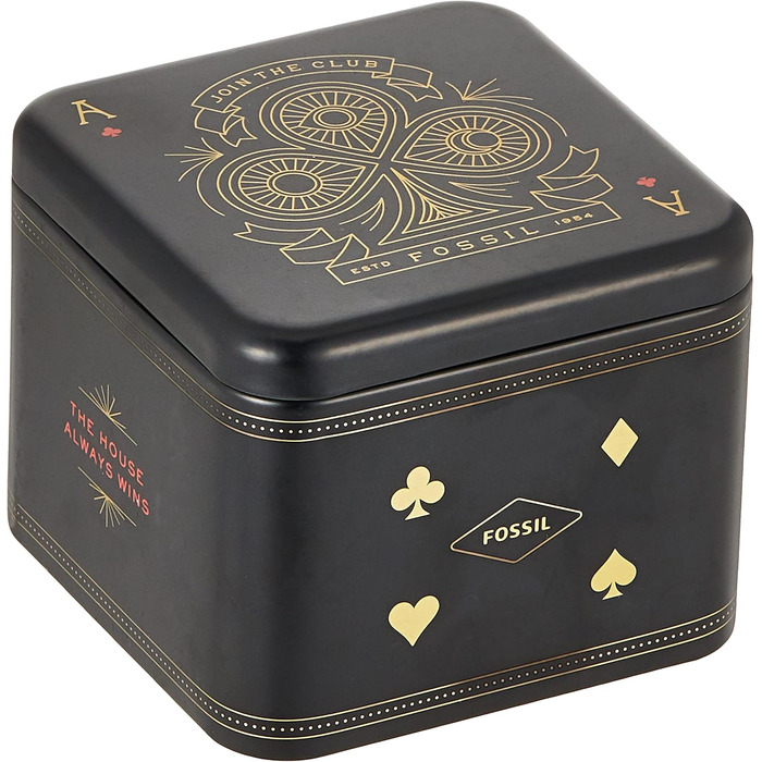 Годинник Fossil для чоловіків The Minimalist 3H, кварцовий механізм, 44 мм, корпус зі срібної нержавіючої сталі, шкіряний ремінь, FS5439 (Dunkelbraun)