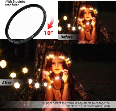 Зоряний фільтр PROfezzion Sternfilter 77mm Starburst (3 шт.) для Canon/Nikon