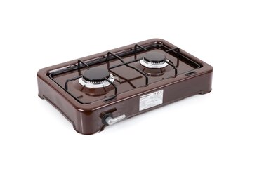 Портативна двоконфорна газова плитка Ravanson K-02TB