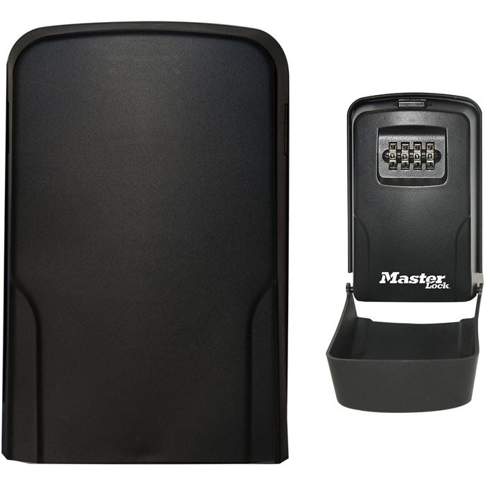 Master Lock Wall Mounted Key Safe - Outdoor Key Lock Box - 11.9 x 8.5 x 3.6 cm