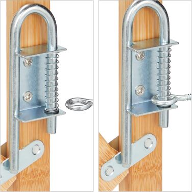 Захисний загороджувач для собак Reaxdays: сітка-хвіртка для дверей та сходів, розтягується до 116,5 см, висота 82,5 см, колір натуральний (M)