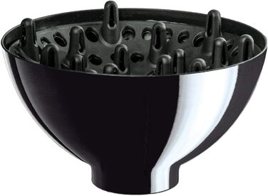 Професійний фен для волосся ID Italian Design з насадкою для укладки, 3 температурні та 2 режими швидкості, 2200W (темно-сірий)