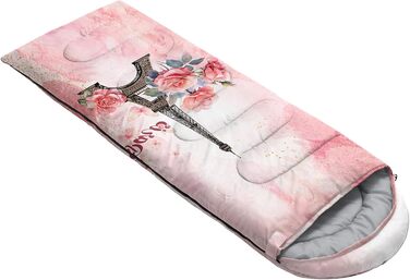 Спальні мішки QOOMO для кемпінгу, 3 сезони, для дорослих та дітей, легкі, водонепроникні, для подорожей та відпочинку на природі