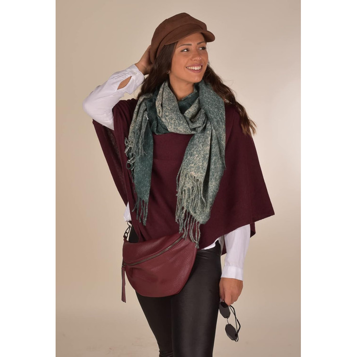 Сумка жіноча styleBREAKER на плече та через тіло Cognac велика, 37x17 см. Кросбоді, з регульованим ремінцем та двостороннім замком