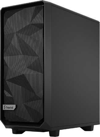 Корпус для комп'ютера Fractal Design Meshify 2 Compact Black ATX Mid Tower (Black TG Light Tint), високий повітряний потік