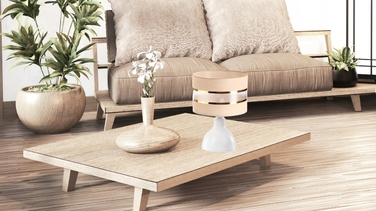 Настільна лампа Skylighting Vire Mat, безбарвна, бежева, жовта, 60 Вт