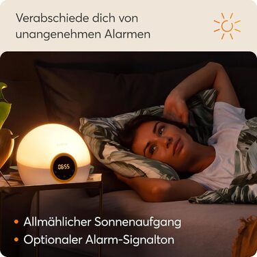 Lumie Bodyclock Rise 100 Alarm Clock with Sunrise and Sunset Simulation, White