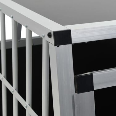 Транспортна переноска для собак vidaXL з подвійними дверцятами, 94x88x69 см