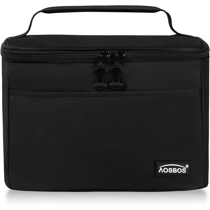 Чохол-холодильник для обіду Mini (Чорний) – Upgrade 2026, Зручний, Легкий, Зручний для роботи та школи