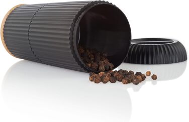 Набір для перцю та солі AdHoc MP155 Scape з керамічним млинком CeraCut®, регулювання помелу, зелений & фіолетовий, у подарунковій упаковці