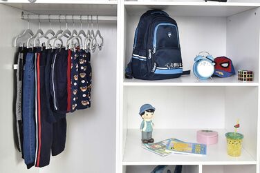 Вішалки для одягу: спідниці, штани, блузки, піджаки, сорочки, легінси. 360° обертання, рожевий/сірий, 10 шт.