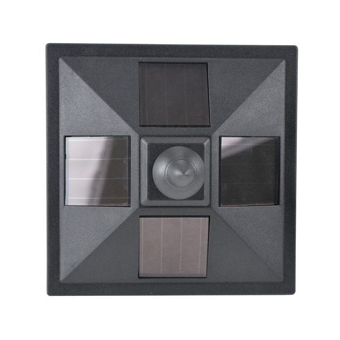 Outsunny 1.2m Solar Lights for Outdoors, 10 Lumens, Solar Garden Lantern, Pathway Lights Garden, Black