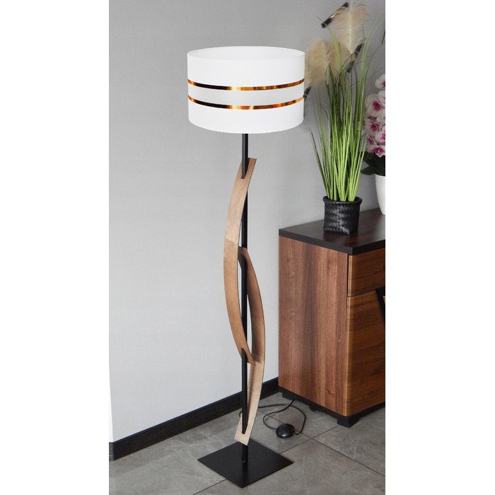 Підлогова лампа Adex E27 60 Вт (білий, чорний, сірий, жовтий)