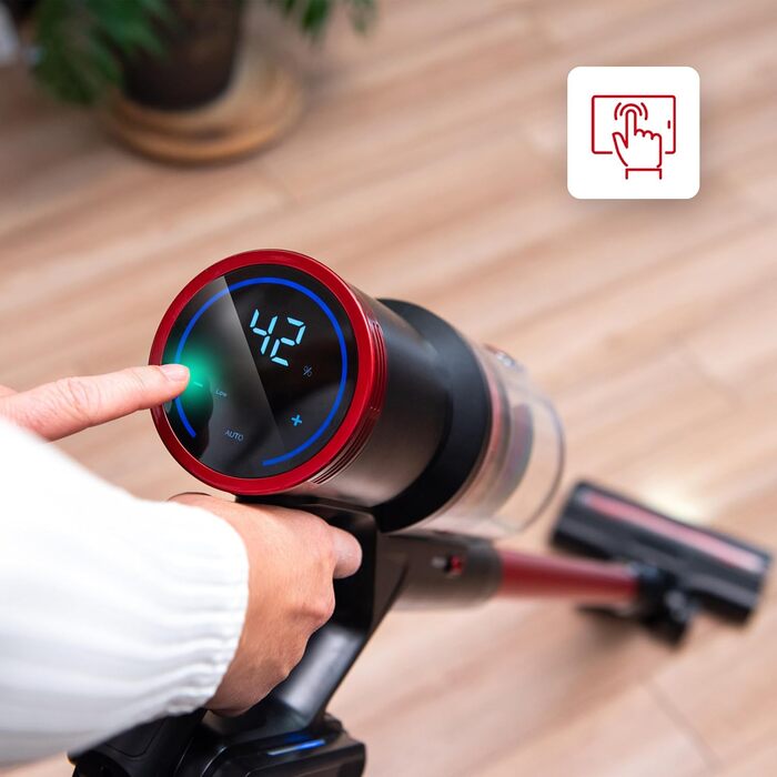 Акумуляторний пилосос LEHMANN 3-в-1: бездротовий, з HEPA-фільтром, LED-щіткою, для прибирання шерсті тварин, килимів та авто. Час роботи: 45 хв, об'єм контейнера: 1,8 л.