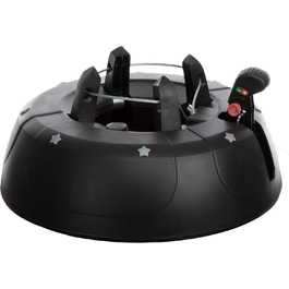 Підставка для ялинки BRANDSSELLER до 2,5 м з механізмом підйому, страхуванням та одним тросом - Зелена