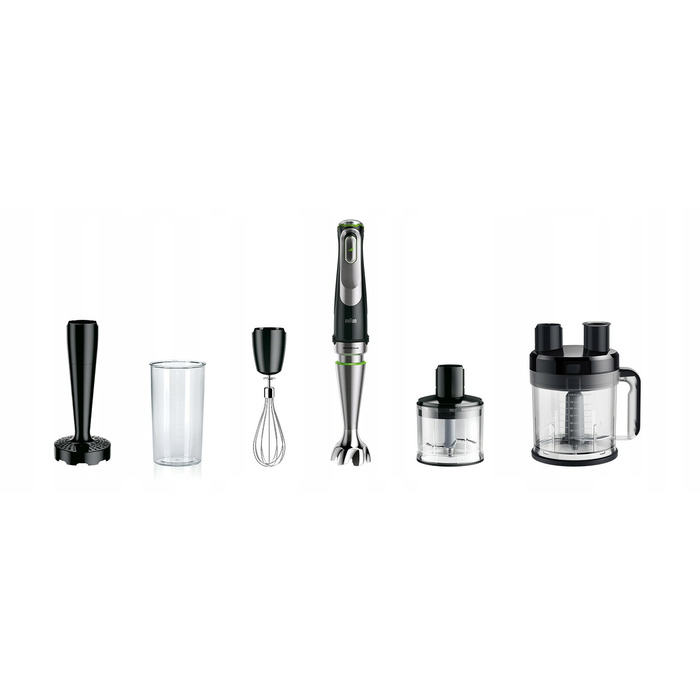 Занурювальний блендер Braun MultiQuick 9 MQ9187XLI 1200 Вт, чорний