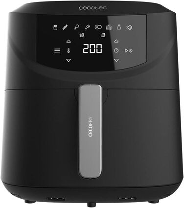 Cecotec Hot Air Fryer Cecofry Absolute 7600, 7.6 L, 2000 W, digital and compact, PerfectCook technology, adjustable temperature and time, touchpad, 8 modes