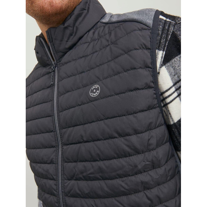 Жилет чоловічий Jack & Jones степовий 3XL темно-синій блейзер