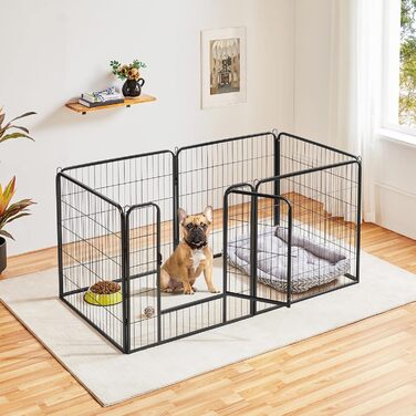 Клітка для собак Yaheetech з 8 секціями, 80x80 см, для дому та саду